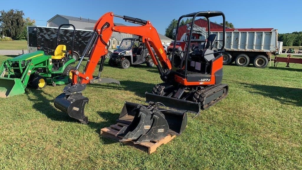 2017 / Mini pelle Kubota U27-4 / 2,5 T – Image 2