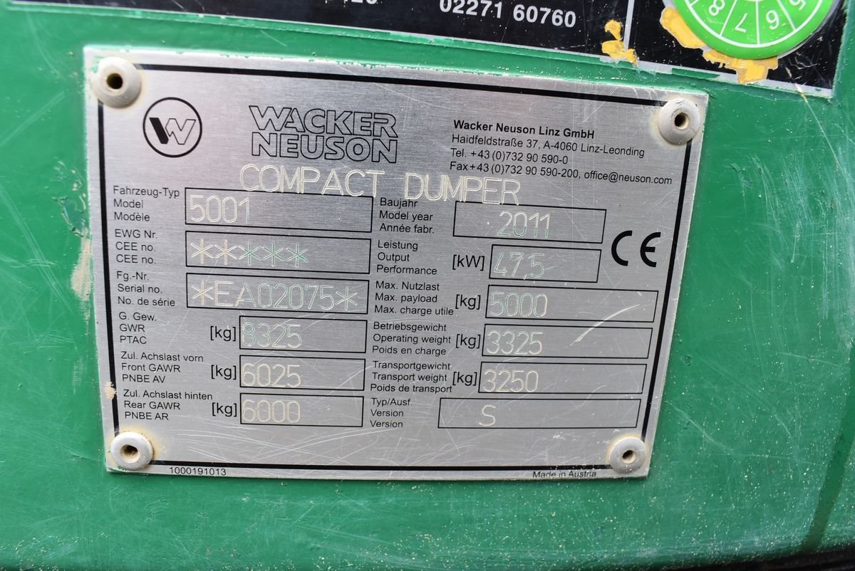 2011 / Tombereau Neuson 5001s – Image 11