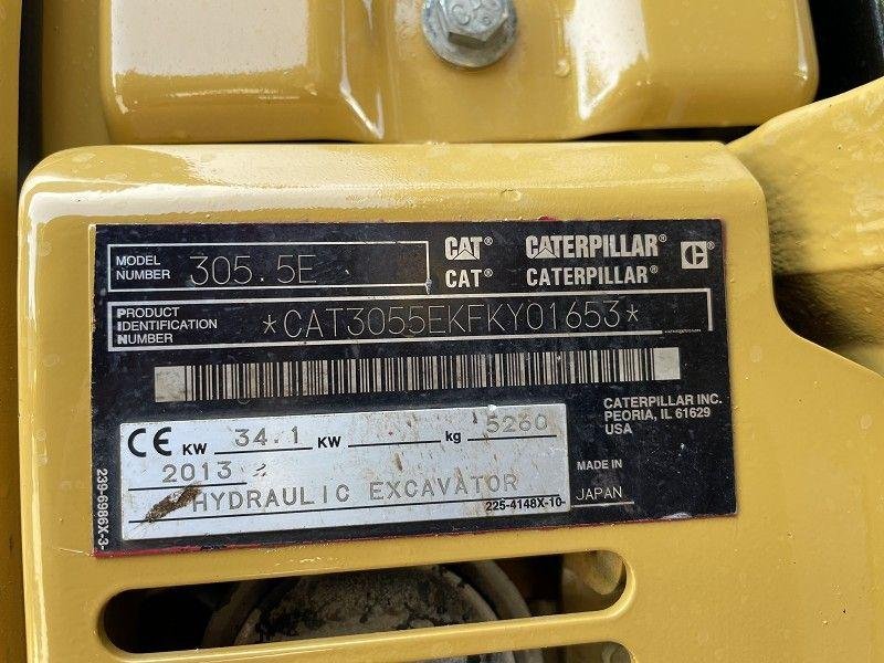 2013 / Mini pelle CATERPILLAR 305 5E / 5,2 T – Image 13